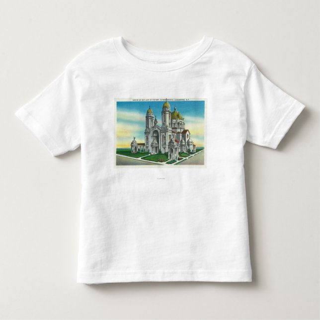 Camiseta Infantil Visão Exterior do Santuário de nossa Senhora de (Frente)