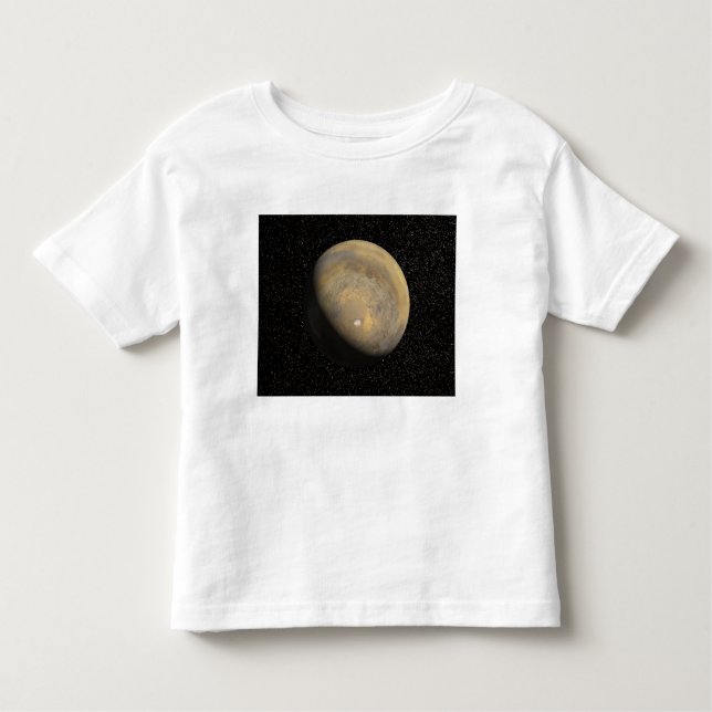 Camiseta Infantil Visão global de Marte (Frente)