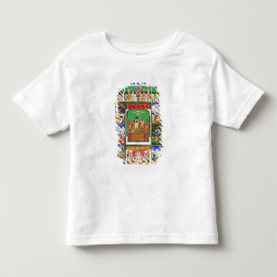 Camiseta Infantil Vishnu no centro de seus dez avatars, Jaipur, R
