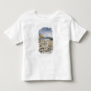 Camiseta Infantil Visitantes, Praça do Muro Ocidental e Cúpula da Ro