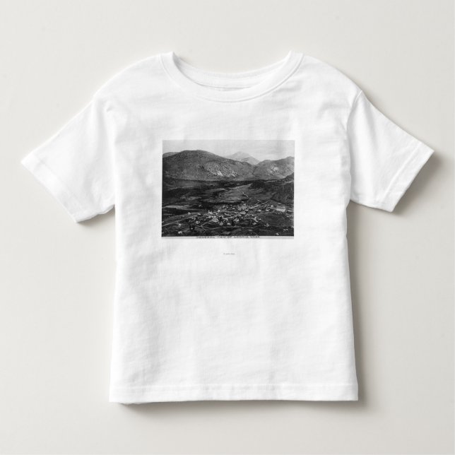 Camiseta Infantil Vista aérea da cidade 7 (Frente)