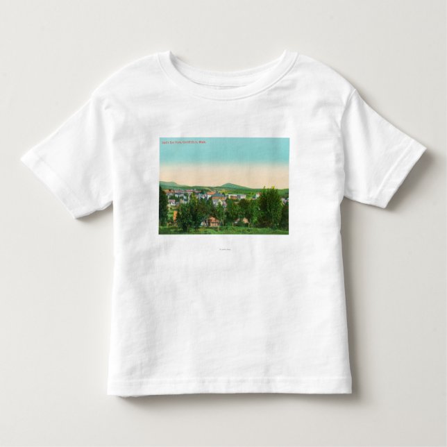 Camiseta Infantil Vista aérea da cidade 9 (Frente)