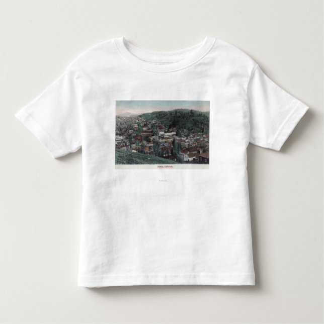 Camiseta Infantil Vista aérea da cidade # do 2Sonora, CA (Frente)