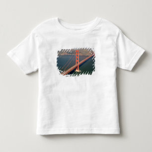 Camiseta Infantil Vista aérea da Golden Gate Bridge nos 2