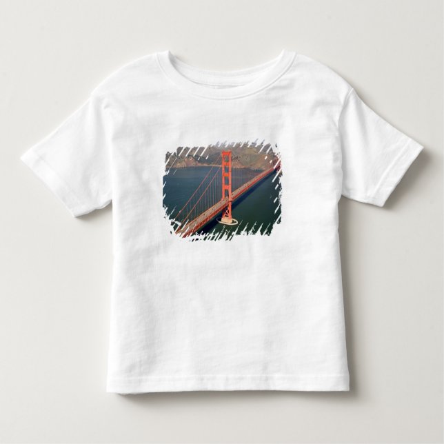 Camiseta Infantil Vista aérea da ponte Ouro Gate no 2 (Frente)