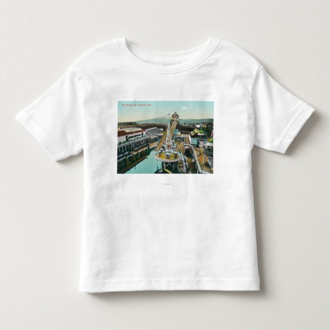 Camiseta Infantil Vista aérea das rampas (Frente)
