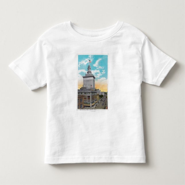 Camiseta Infantil Vista aérea de Washington StreetOakland, CA (Frente)