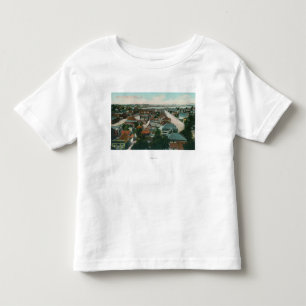 Camiseta Infantil Vista aérea do CityVallejo, CA