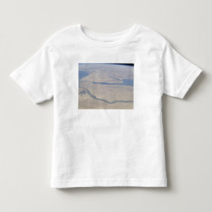 Camiseta Infantil Vista aérea do Egipto e do Sinai Peninsul