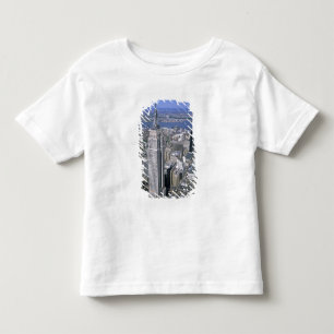 Camiseta Infantil Vista aérea do Empire State Building e