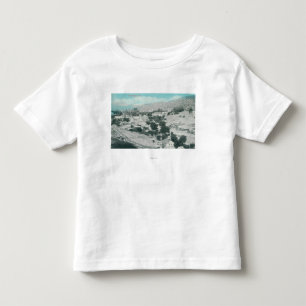 Camiseta Infantil Vista aérea do TownMariposa, CA