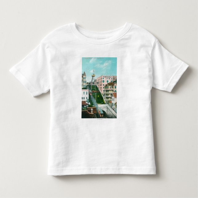 Camiseta Infantil Vista aérea do trole do vôo dos anjos (Frente)