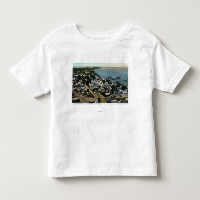Camiseta Infantil Vista aérea oriental da cidade do peregrino (Frente)