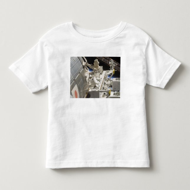 Camiseta Infantil Vista aproximada dos componentes (Frente)