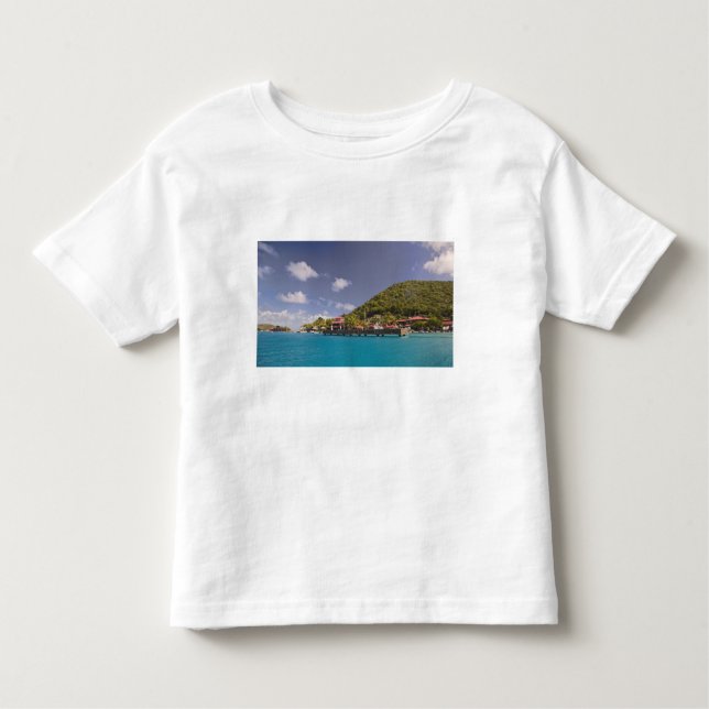 Camiseta Infantil Vista cêntrica da Virgem do Clube de Yacht Bitter  (Frente)