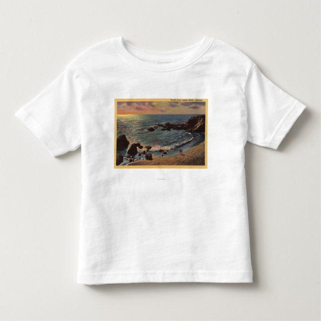 Camiseta Infantil Vista da angra da madeira (Frente)