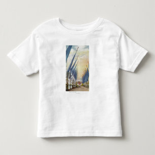 Camiseta Infantil Vista da avenida de Bandeira, a feira 1934 de