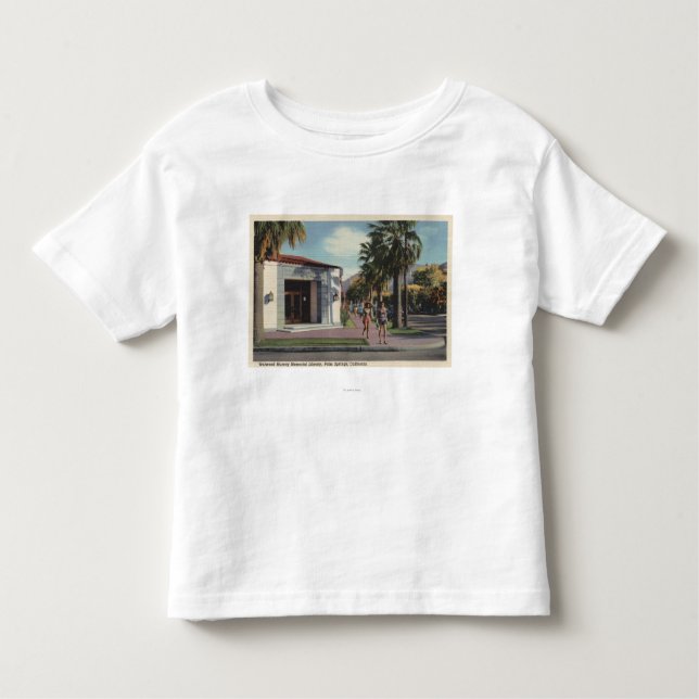 Camiseta Infantil Vista da biblioteca do memorial de Welwood Murray (Frente)