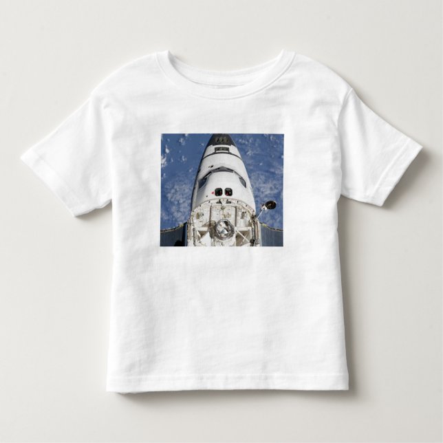 Camiseta Infantil Vista da cabine da tripulação do Endeavor (Frente)