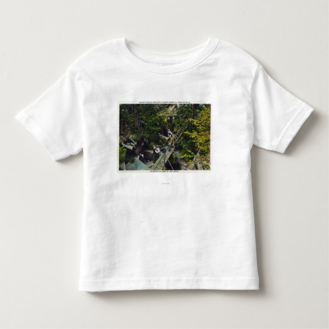 Camiseta Infantil Vista da caverna de entrada perdida das almas (Frente)