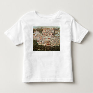 Camiseta Infantil Vista da cidade de Damasco