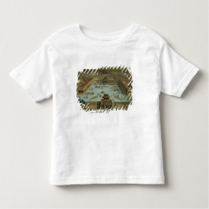 Camiseta Infantil Vista da cidade de Peking tomada do sul (e