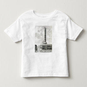 Camiseta Infantil Vista da coluna de Constantim e do Principa