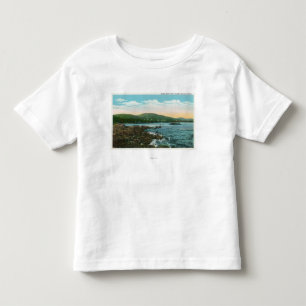 Camiseta Infantil Vista da costa perto do porto de Camden