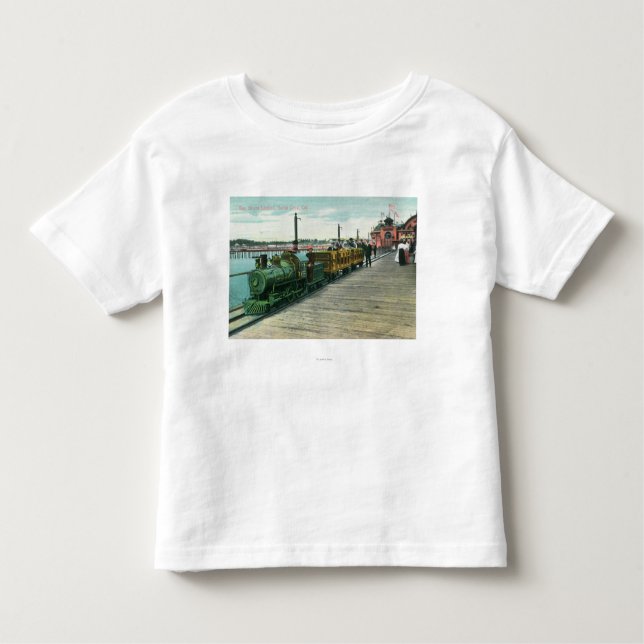 Camiseta Infantil Vista da costa UnlimitedSanta Cruz da baía, CA (Frente)