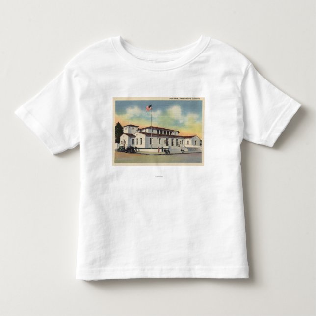 Camiseta Infantil Vista da estação de correios # 1 (Frente)