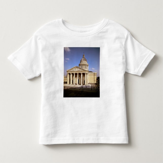 Camiseta Infantil Vista da fachada, construída 1757-90 (Frente)