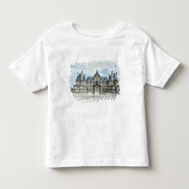 Camiseta Infantil Vista da fachada ocidental de Castelo de Maisons (Frente)