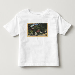 Camiseta Infantil Vista "da fazenda," a casa de Carole Lombard