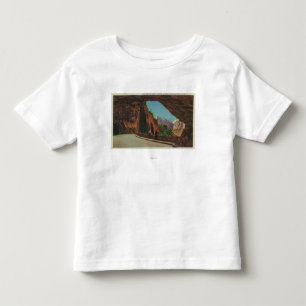 Camiseta Infantil Vista da galeria na estrada de Monte Carmelo