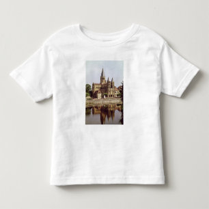 Camiseta Infantil Vista da igreja de Notre-Dame