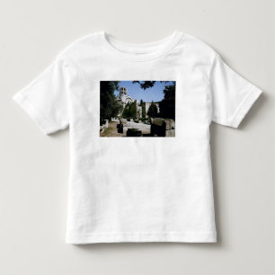 Camiseta Infantil Vista da igreja do Santo-Honoratus