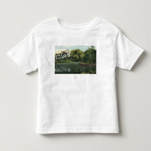 Camiseta Infantil Vista da lagoa do salgueiro