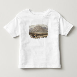 Camiseta Infantil Vista da montanha do Babá-Naunee, 'dos esboços m