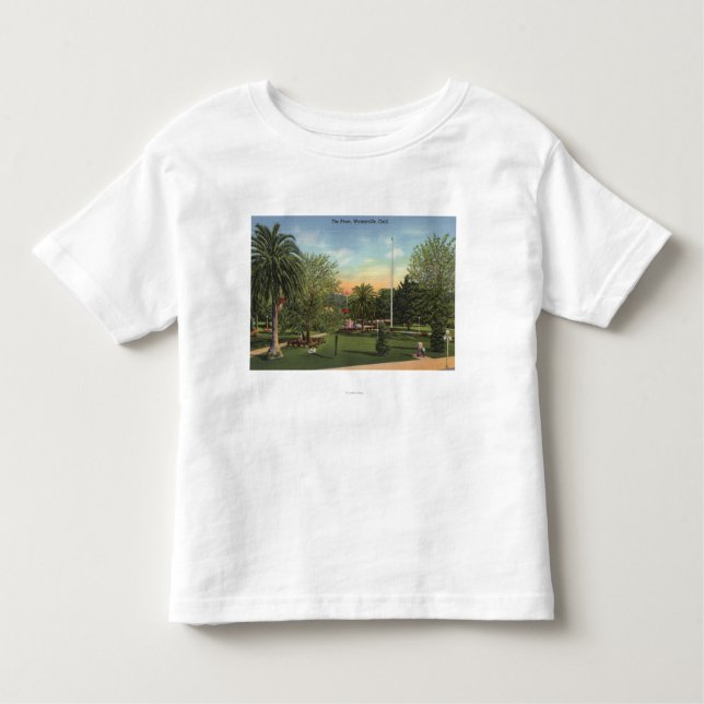 Camiseta Infantil Vista da plaza (Frente)