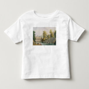 Camiseta Infantil Vista da ponte perto de Baroda em Guzerat, do Vo