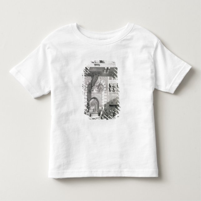 Camiseta Infantil Vista da porta do Kaid-Bey de Okal, 'dos (Frente)