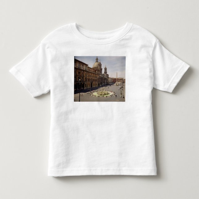 Camiseta Infantil Vista da praça (Frente)