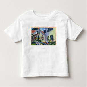 Camiseta Infantil Vista da residência do cargo de Emily
