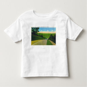 Camiseta Infantil Vista da rota 20 dos E.U.