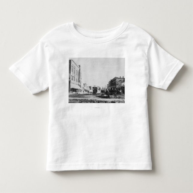 Camiseta Infantil Vista da rua de Webster (Frente)