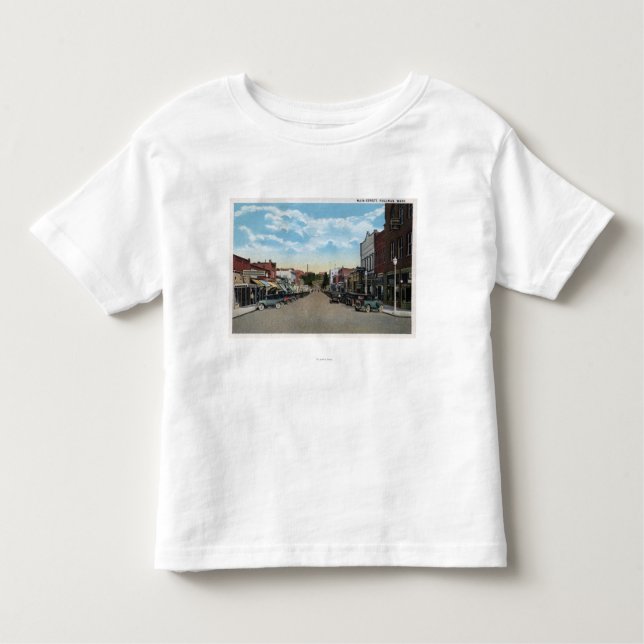 Camiseta Infantil Vista da rua principal 3 (Frente)