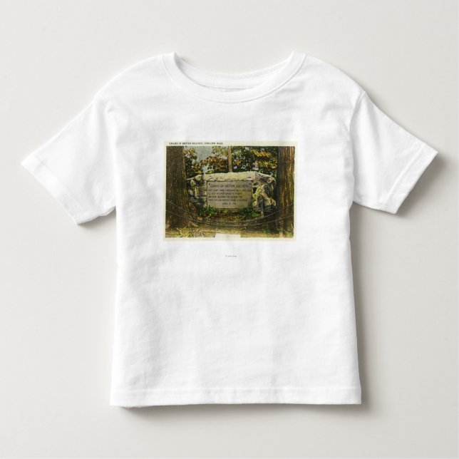 Camiseta Infantil Vista da sepultura de soldados britânicos (Frente)