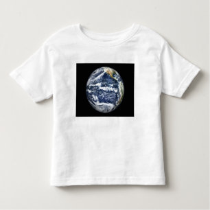 Camiseta Infantil Vista da Terra do Cheio centrada sobre o Pacífico