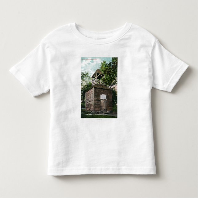 Camiseta Infantil Vista da torre de sino velha # 2 (Frente)
