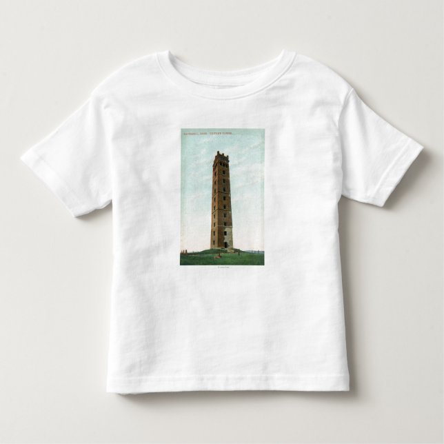 Camiseta Infantil Vista da torre de Tilton (Frente)
